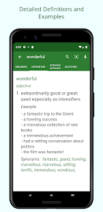 Aperçu de l'application