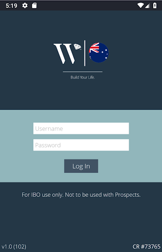 Android application WWG ANZ screenshort