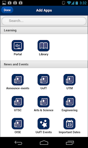 UofT Mobile Screen 2