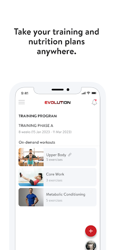 Screenshot of My Evolution Fitness