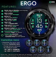 ERGO - digital watch faceのおすすめ画像4