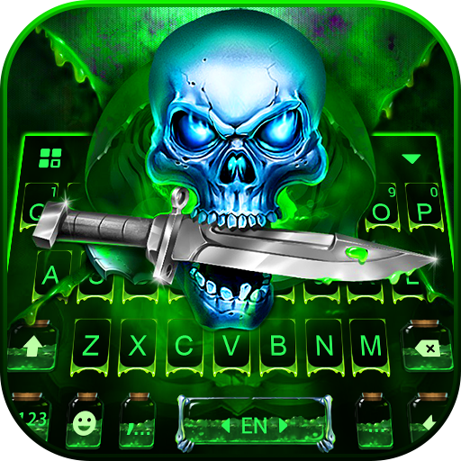 Green Hell Skull Devil Knife K logo