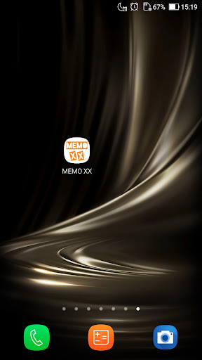 Android application MEMO XX screenshort