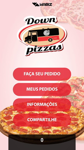 Android application Down Pizzas screenshort