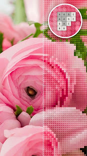 Color by Letter - Sewing game  Cross stitch screenshots 1