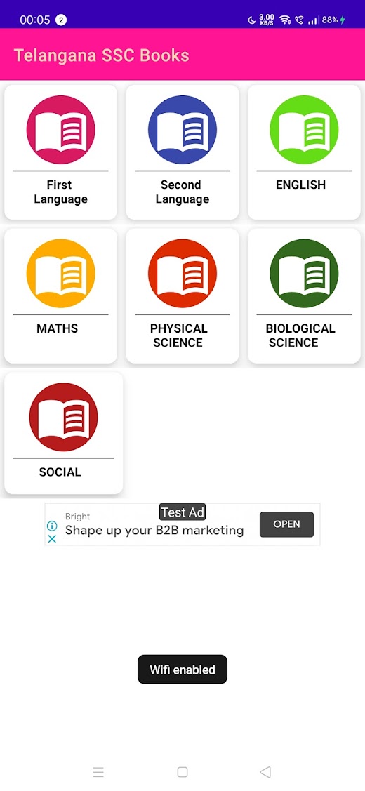 Android application Telangana SSC Books 2023 screenshot