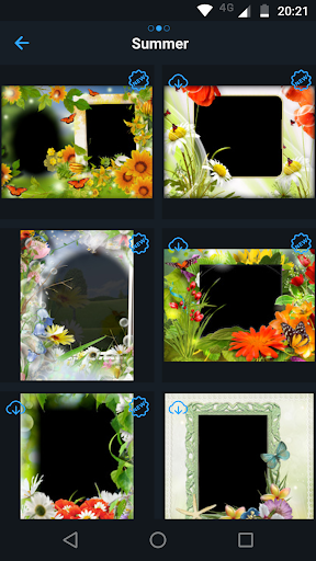Summer Photo Frames Screen 2