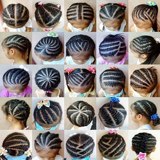 Kids Hairstyle and Braids  Icon