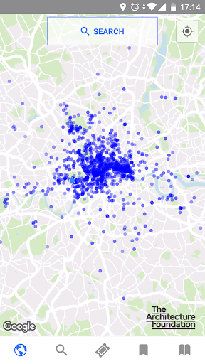 Android application London Architecture Guide screenshort