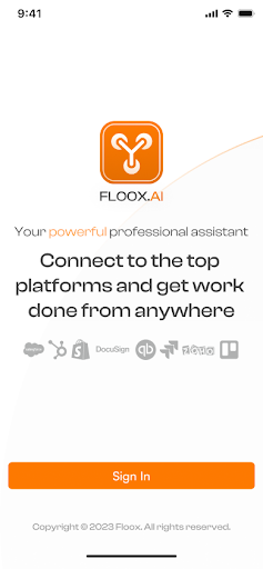 Android application FlooxAI screenshort