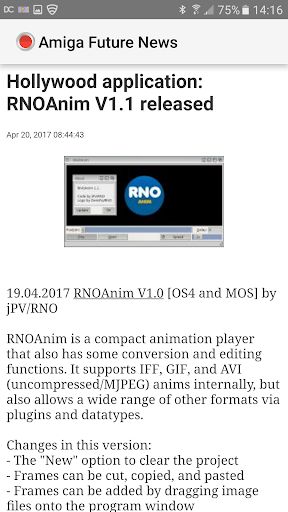 Amiga Future News Screen 2