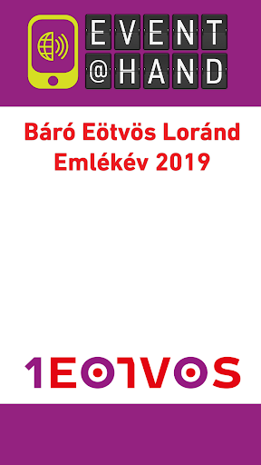 Eötvös100 EVENT@HAND Screenshot 1 - AppWisp.com