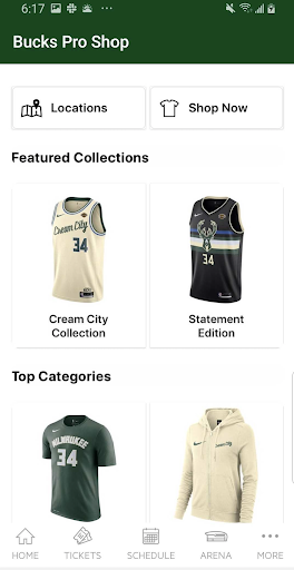 Bucks & Fiserv Forum App Screen 3