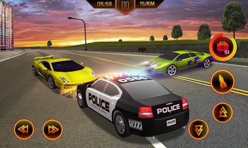 Chasse de voiture de police APK MOD – Pièces Illimitées (Astuce) screenshots hack proof 2