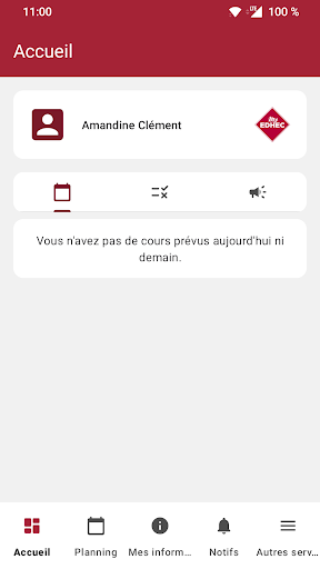 Android application My EDHEC screenshort