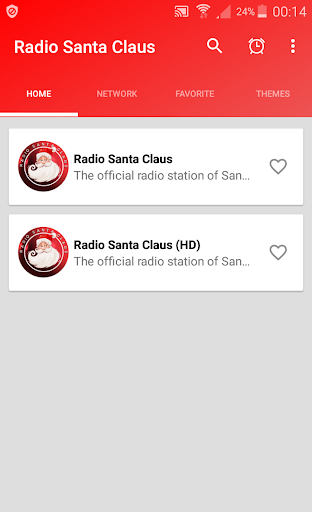 Android application Radio Santa Claus screenshort
