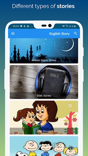 Android application English Story To Learn screenshort