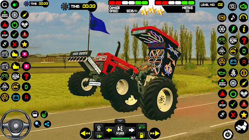 Android application Indian Tractor Game 2023 screenshort