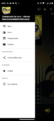 COMUNIDADE FM 104.9 – VRB-MG Screen 2