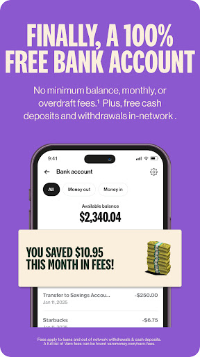 Varo Bank: Online Banking screenshot 1