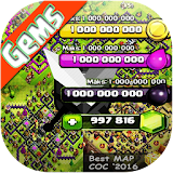 Cal Gems for Clash of Clans Resource Prank icon