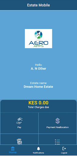 Android application Estate Manager screenshort