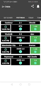 2+ odds daily