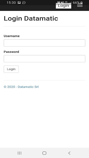 DATAMATIC - WebApp Screen 2