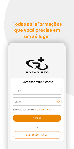Android application RazaoInfo+ screenshort