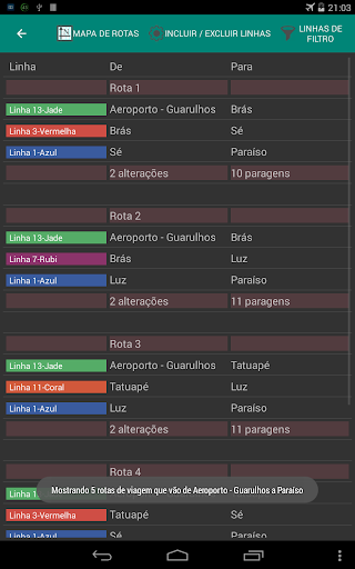 São Paulo Metro Route Planner
