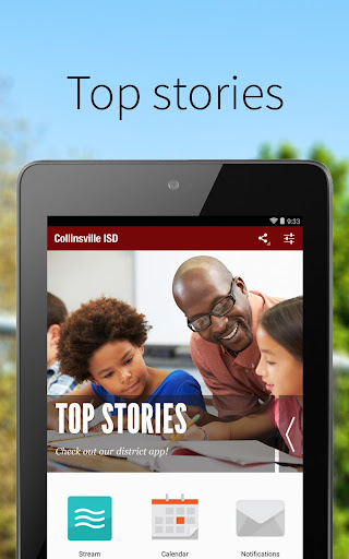 Android application Collinsville ISD screenshort