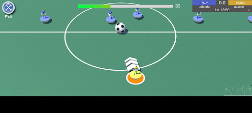 Android application Flick Soccer screenshort