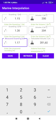Marine Interpolation