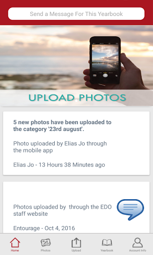 Android application Entourage Link screenshort