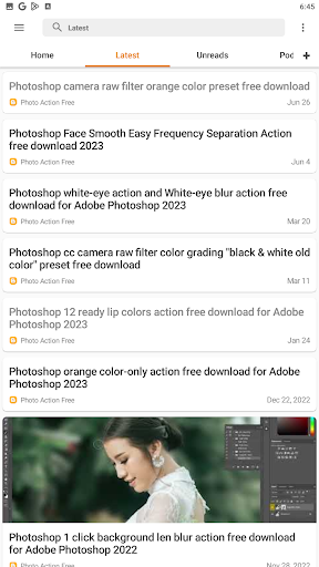 Photo Presets Screen 2