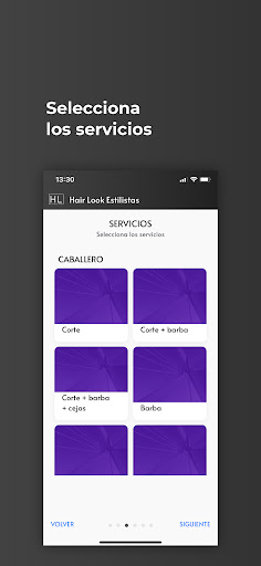 Android application Hair Look Estilistas screenshort