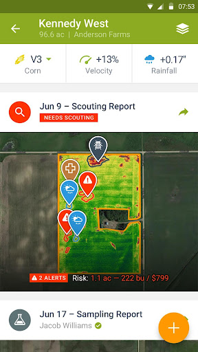 Mobile Scout App Screen 2