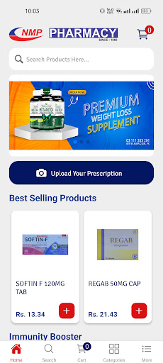 Android application NMP Pharmacy - Online Pharmacy screenshort