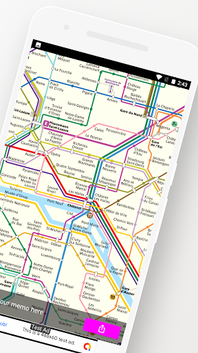 PARIS METRO BUS MAP OFFLINE Screen 2