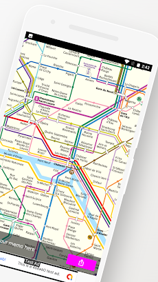 PARIS METRO BUS MAP OFFLINEのおすすめ画像2
