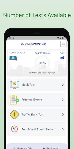 SD DMV Permit Test Guide Screen 3