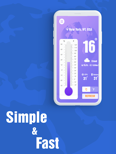 Thermometer - Hygrometer , Measure Temperature 1.7 APK screenshots 12