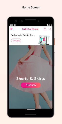 Android application Yukata screenshort