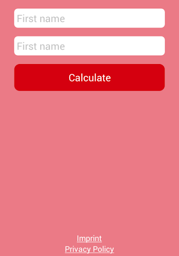 Android application Love Tester screenshort