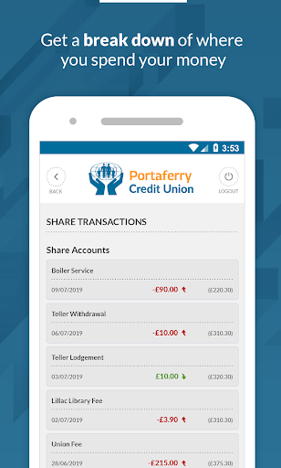 Portaferry Credit Union Screen 3