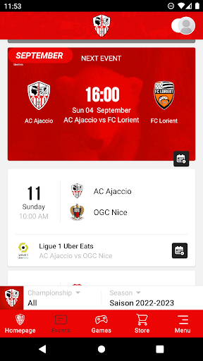 AC Ajaccio Screen 2