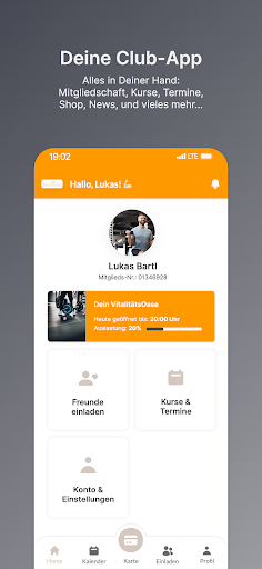 Android application VitalitätsOase Falkensee screenshort