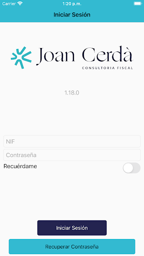 Android application Joan Cerdà screenshort
