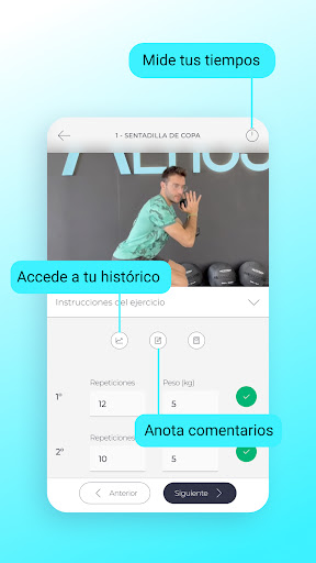Entrenamientos ALTIUS Screen 2