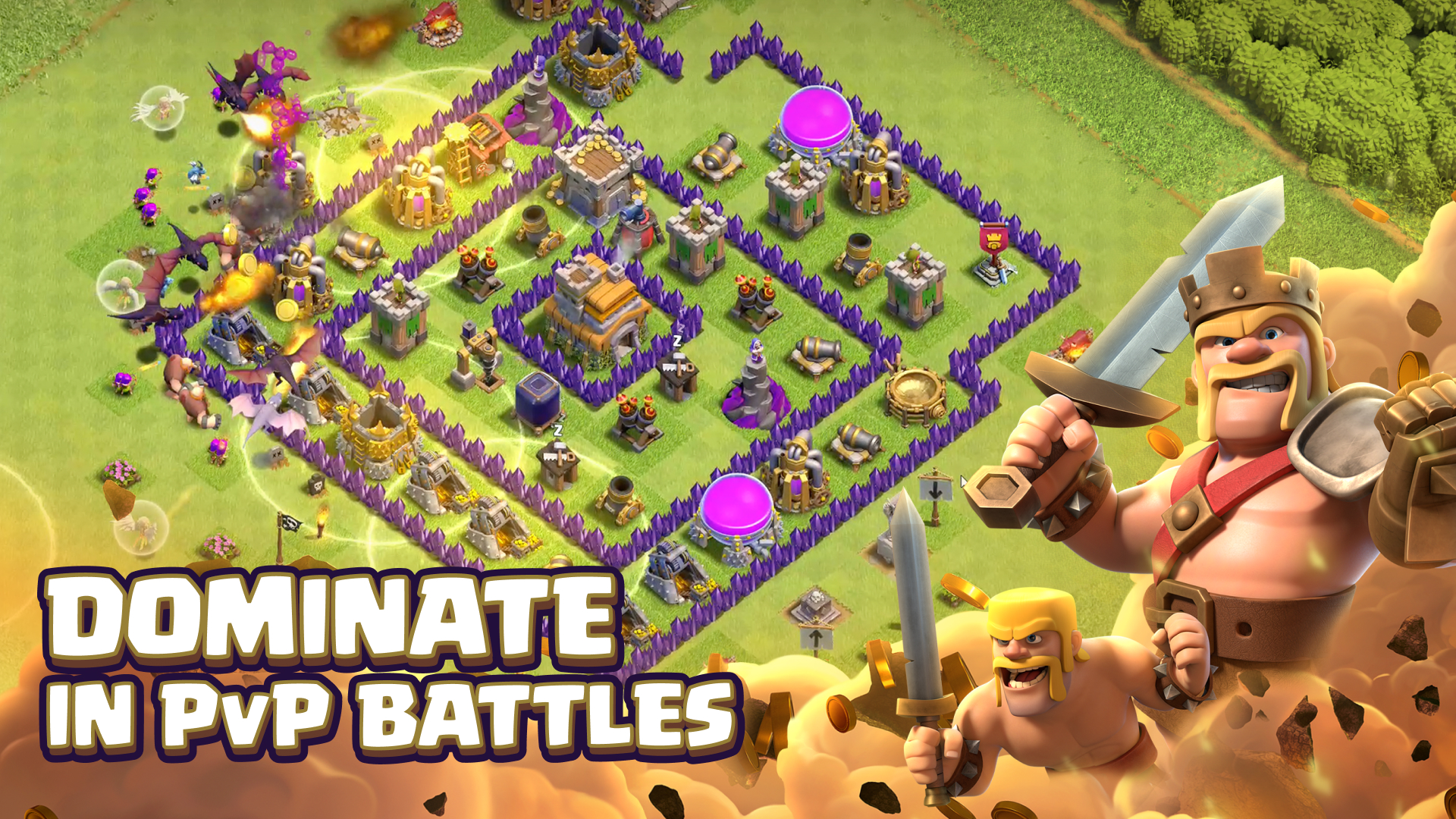 Clash of Clans v18.350.13 MOD APK (Unlimited Money) Screenshot